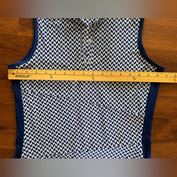 Tail Womens Quarter Zip Golf Athletic Mini Dress Navy White XS - Picture 4 of 7